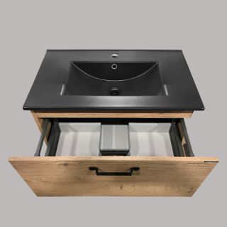 Comforty Зеркало "Бредфорд-75" черный